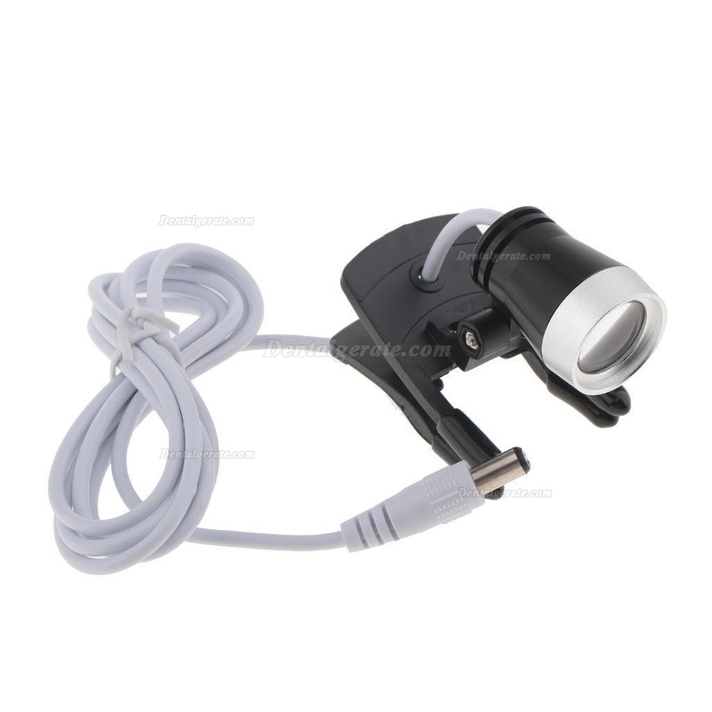 Dental Portable 1W LED Scheinwerferlampe Clip-on-Typ f&uuml;r Bincolar Lupe