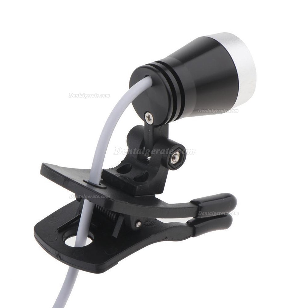 Dental Portable 1W LED Scheinwerferlampe Clip-on-Typ f&uuml;r Bincolar Lupe