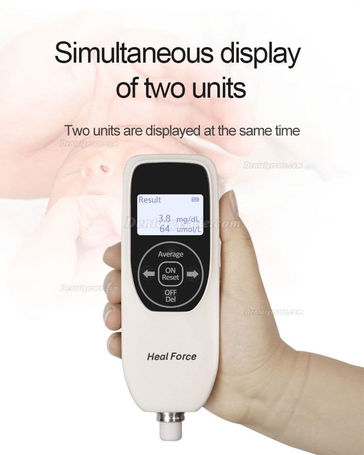 HealForce DHD-C hebamme transkutane bilirubin messger&auml;t neugeborenen jaundice meter
