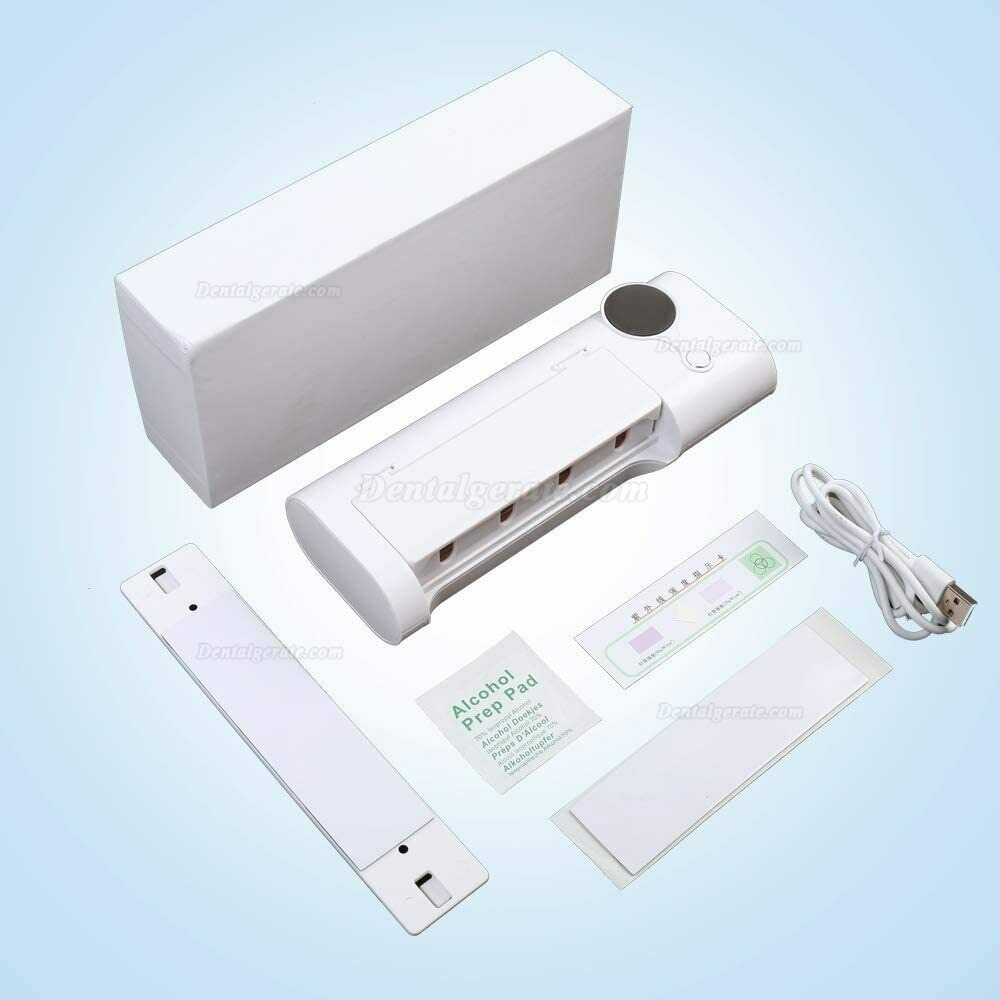 UV LED Wiederaufladbare 4 Lampen Zahnbürste Desinfektionsmittelhalter Timing Sterilisator USB