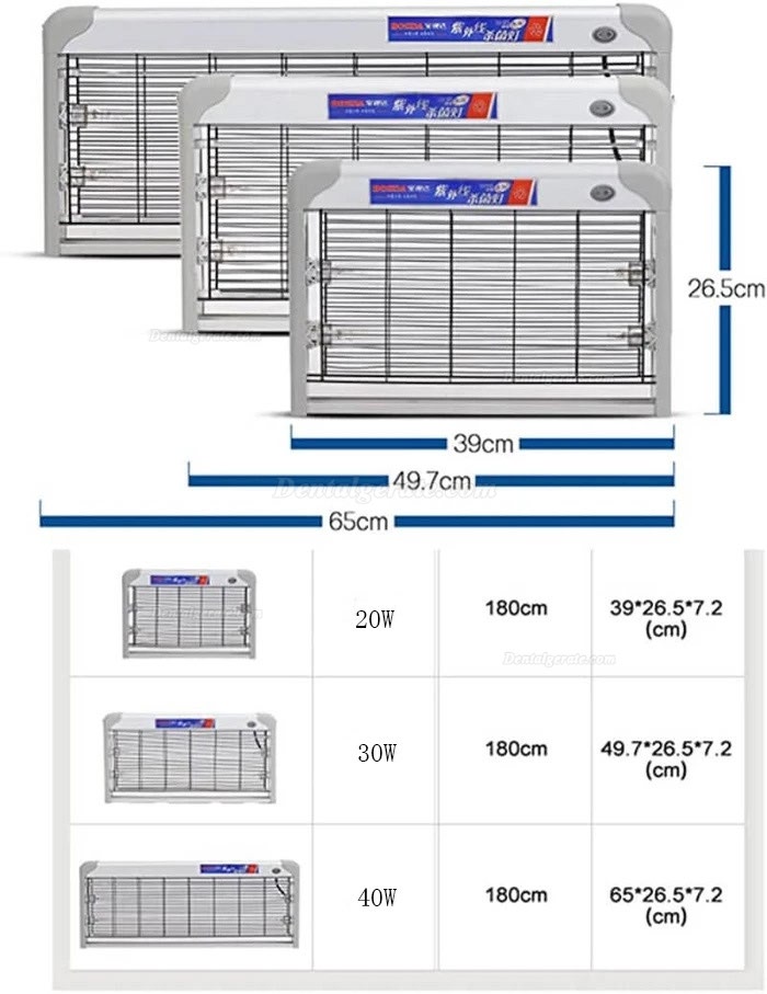30 Watt UV+ Ozon Desinfektionslampe Lampe Germizid Licht Desinfektion Sterilisator Home