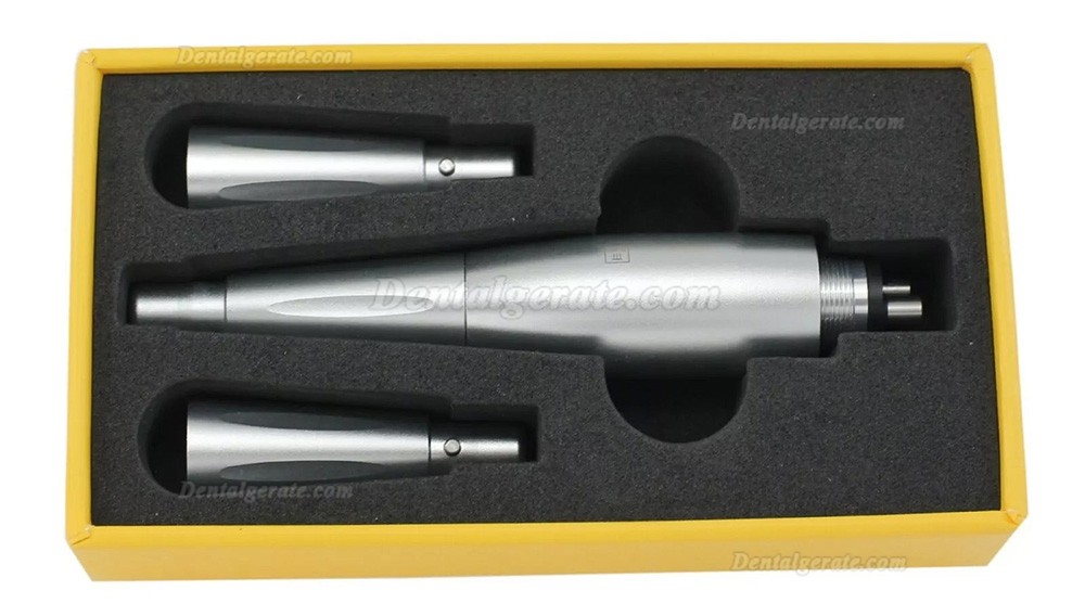 Prophylaxe Handstück für die Zahnhygiene (Luftmotor, 4 Löcher + 3 Nasenkegel-Set) Prophylaxe Handstück für die Zahnhygiene (Luftmotor, 4 Löcher + 3 Nasenkegel-Set)