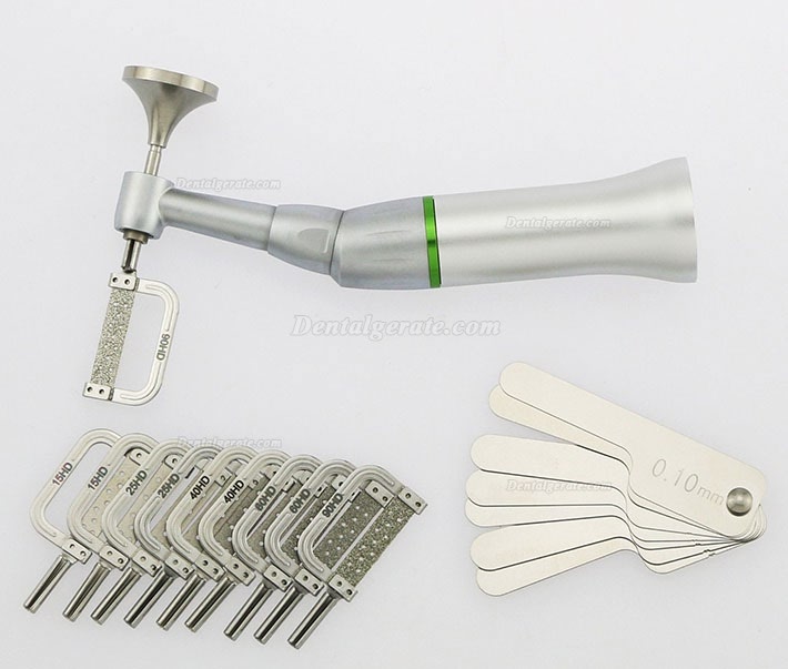 Dental Kieferorthop&auml;dische 4:1 Interproximale Streifen Kontra Winkel Set IPR EVA