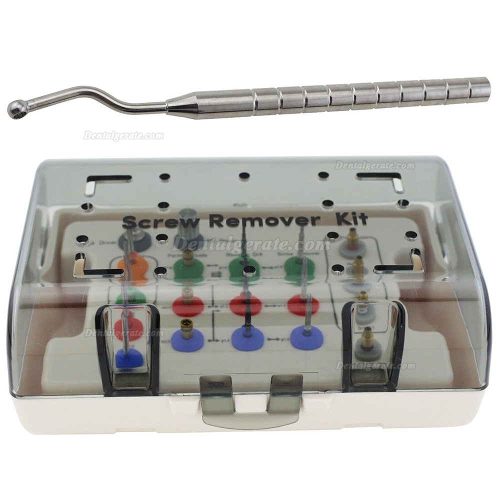 Extraktionsset f&uuml;r implantat gebrochene Schraube (Instrumentarium zur Entfernung von Schrauben)