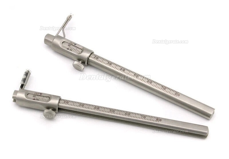 Messskala f&uuml;r Zahnimplantate 0&ndash;80 mm Kieferorthop&auml;discher Schiebemessschieber
