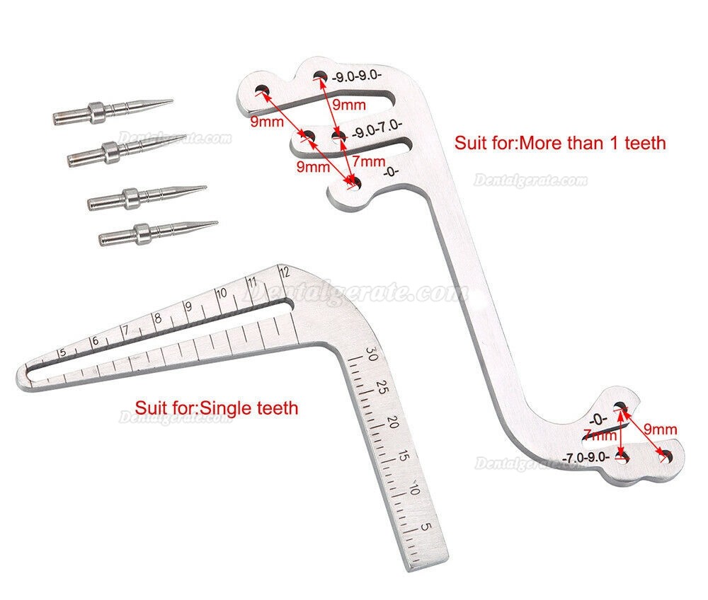 TT® Zahn Implantat FüHrung Set L&S Bohr Positionierungs Lineal Winkel Lineal Implantat Werkzeuge