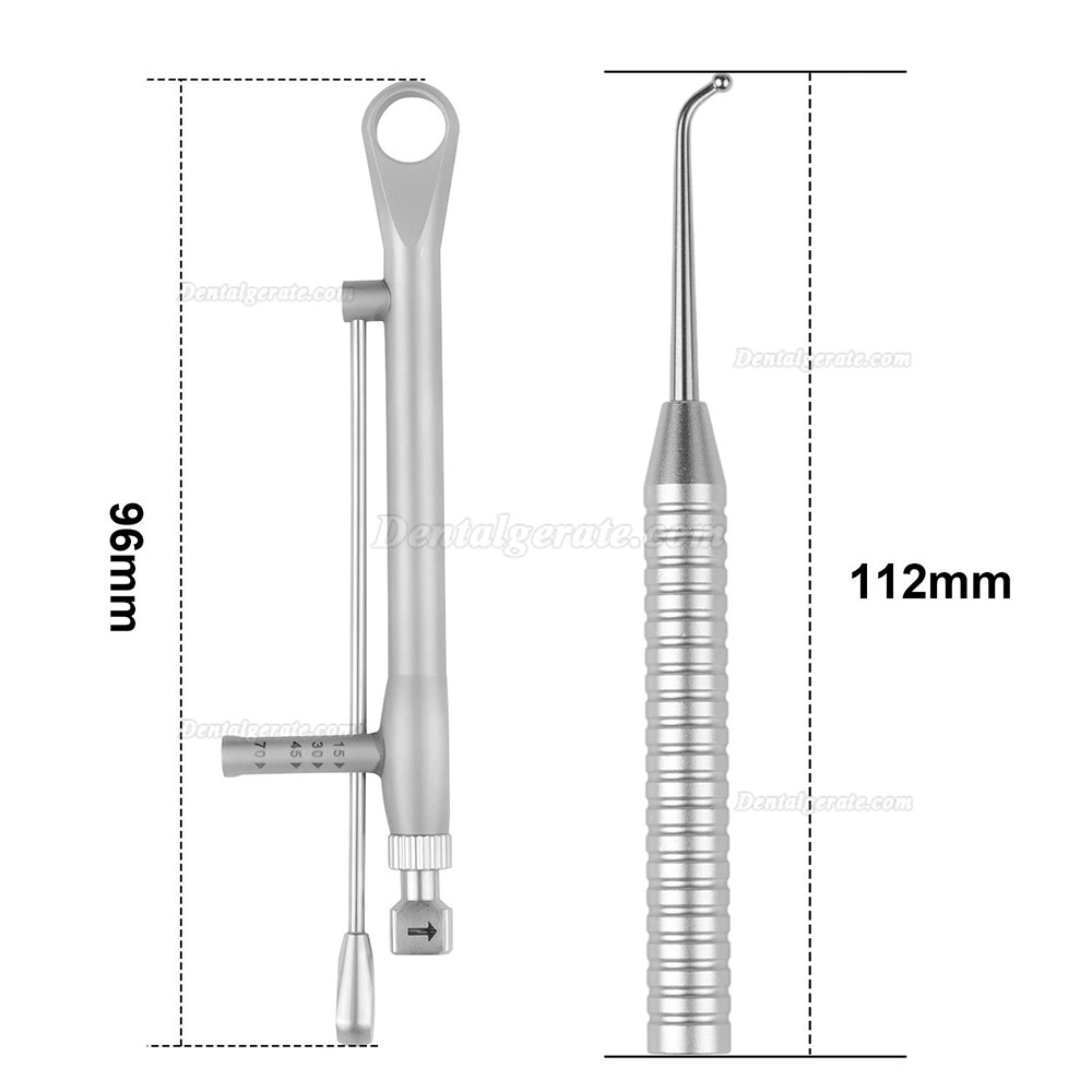 Zahn&auml;rztliches universelles Instrument f&uuml;r Implantatprothetik und -reparatur mit Schraubendreheraufnahme