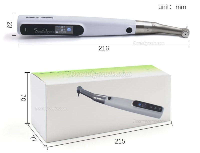 Zahnimplantat Elektrischer Universal Implantat Drehmomentschl&uuml;ssel / Implantat Prothetik Set 10&ndash;50 N.cm