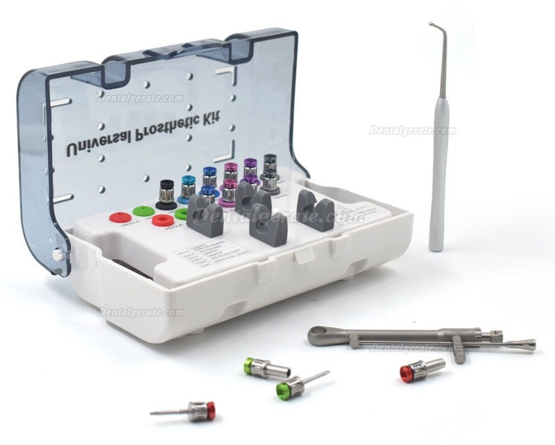 Universal Prothetikset für Zahnimplantate mit Schraubendreherhalter und Drehmomentschlüssel Universal Prothetikset für Zahnimplantate mit Schraubendreherhalter und Drehmomentschlüssel