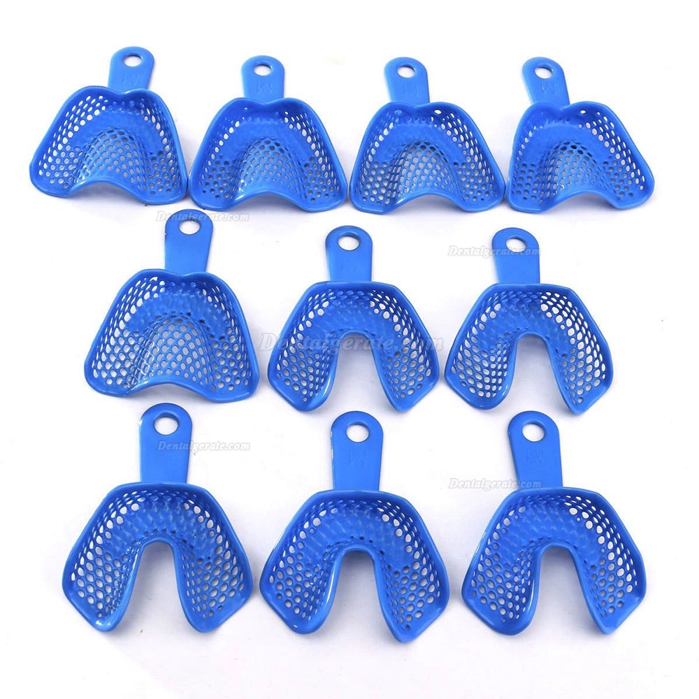 10 x Einweg Dental Eindruck Bite Registrierung Tablett Prothese Modell Material