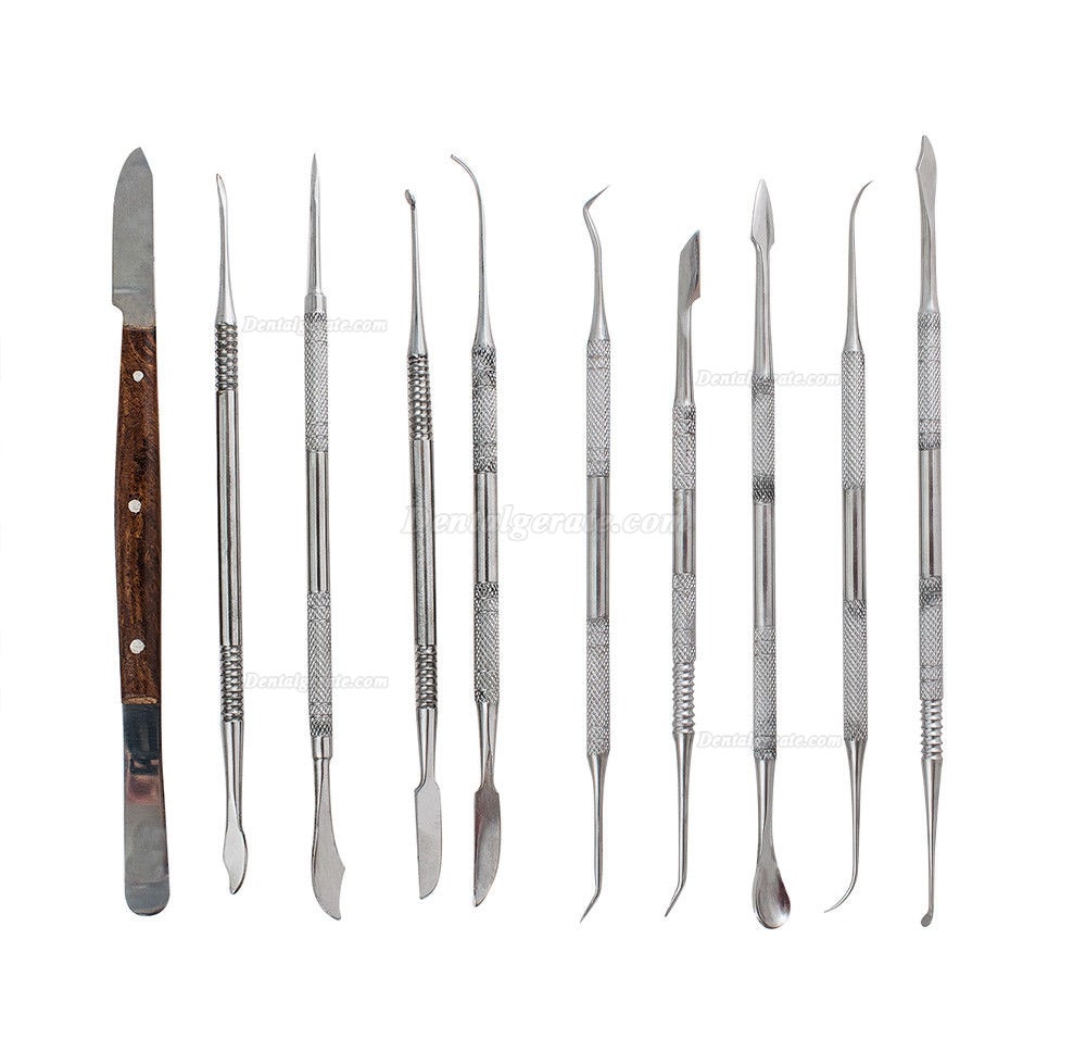 10Pcs Mechaniker Typ Wachs Tranchiermesser oral-outil