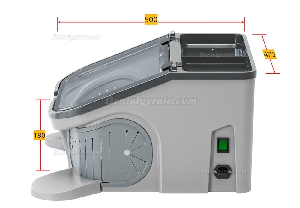 JG JT-69 Dentaler Sandstrahlger&auml;te Staubdichte Sandstrahlbox mit LED-Licht