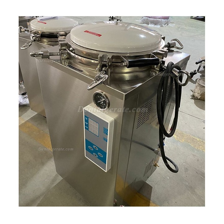 JIBIMED LS-LD 35L/50L/75L/100L/120L/150L Vertikaler Hochdruck Dampf Autoklav Sterilisator 105℃ - 134℃ LED-Anzeige