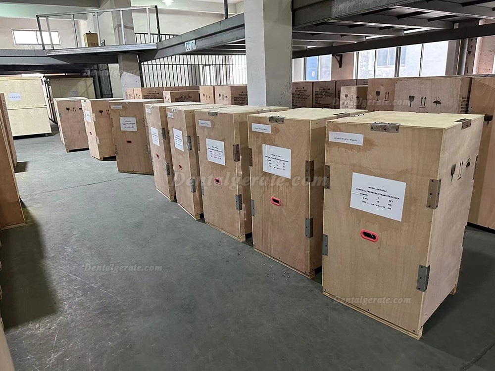 JIBIMED LS-LD 35L/50L/75L/100L/120L/150L Vertikaler Hochdruck Dampf Autoklav Sterilisator 105℃ - 134℃ LED-Anzeige