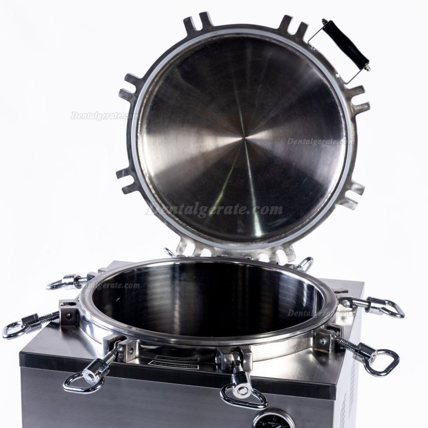 JIBIMED LS-LD 35L/50L/75L/100L/120L/150L Vertikaler Hochdruck Dampf Autoklav Sterilisator 105℃ - 134℃ LED-Anzeige