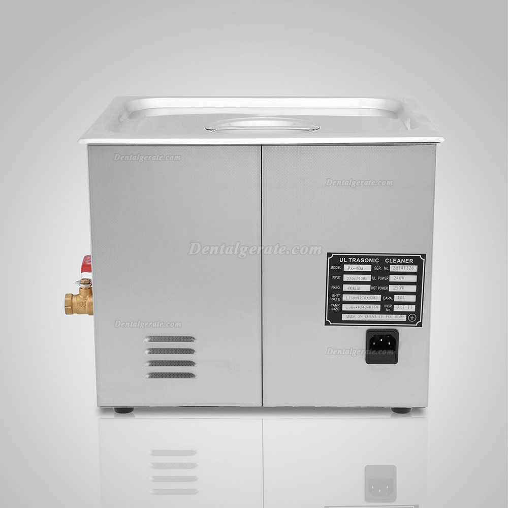 10L Edelstahl Ultraschall-Reiniger Reinigungsmaschine JPS-40A 110V/220V