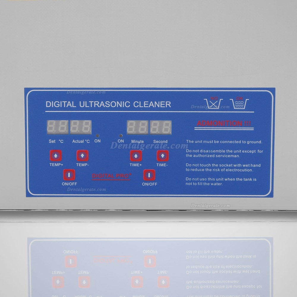 22L Industrie Digital Edelstahl Ultraschall-Reiniger Reinigungsmaschine JPS-80A