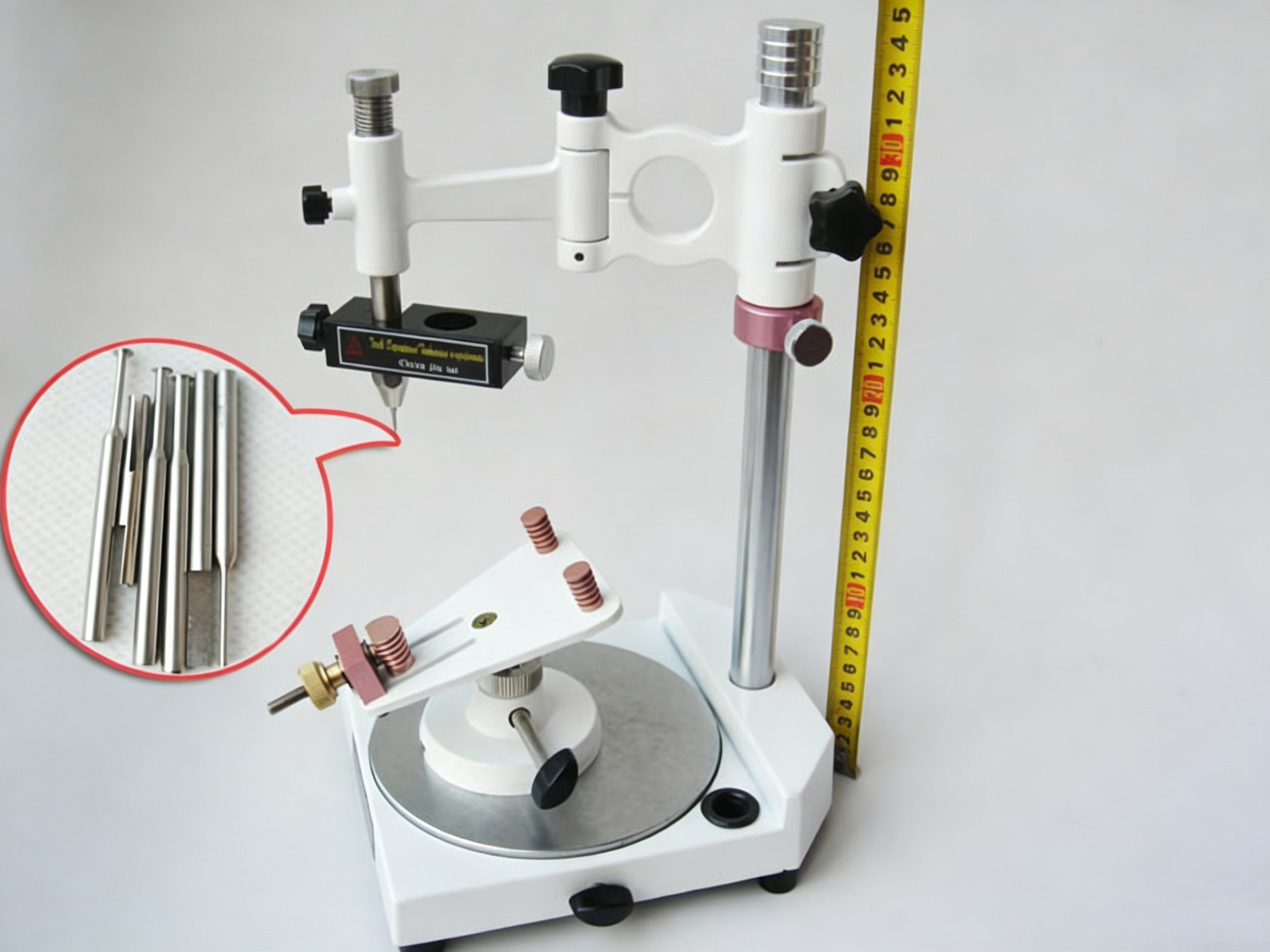 JINTAI® JT-09 Dental Labor Parallelometer mit Werkzeuge & Handstück & Spindel Halter