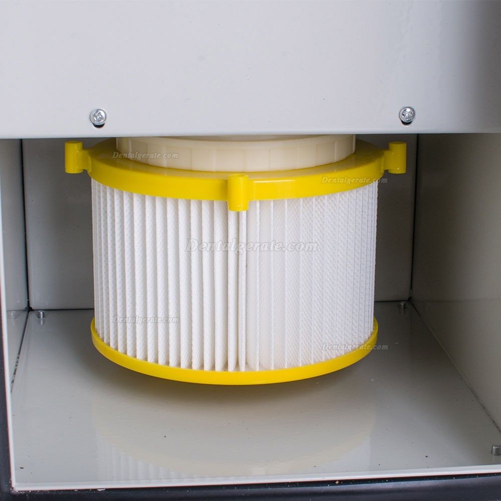 550W Dentallabor Digital Double Fl&uuml;gelrad Staub Collector Artificer Raum Staubsauger JT-26B