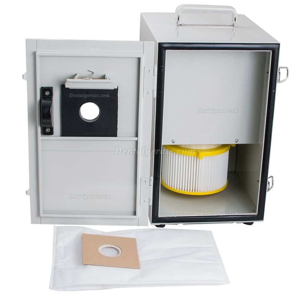 Dentallabor 370W Digital einreihig Staub Collector Staubsauger JT-26D