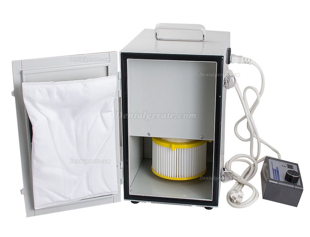 Dentallabor 370W Digital einreihig Staub Collector Staubsauger JT-26D