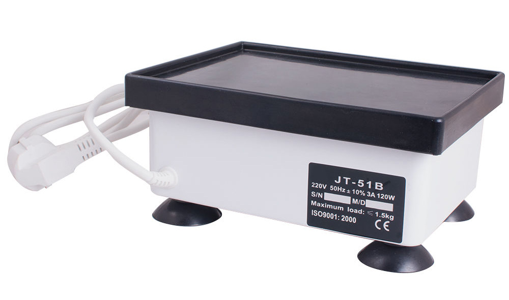 JINTAI® JT‑51B Dentallabor‑Rüttler, quadratisches Modell, für 110 V / 220 V