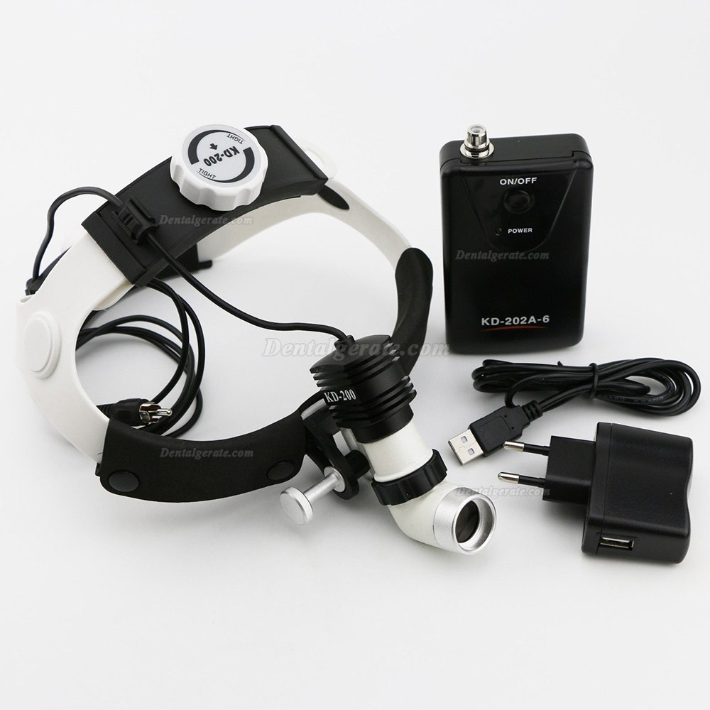 Zahnärztliche LED Stirnlampe 5W LED medizinische Scheinwerfer chirurgische Frontleuchte KD-202A-6 Zahnärztliche LED Stirnlampe 5W LED medizinische Scheinwerfer chirurgische Frontleuchte KD-202A-6