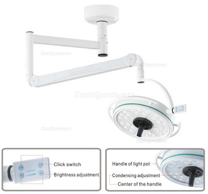 108W Decken-LED Schattenlose Lampe Chirurgische medizinische Untersuchungsleuchte KWS KD-2036D-2