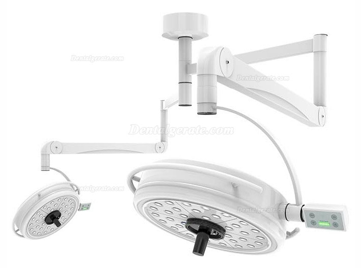 216W LED-OP-Untersuchungslicht mit zwei K&ouml;pfen und schattenloser Lampe KWS KD-2072B-2