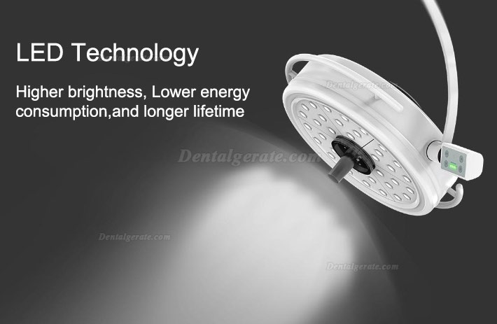216W LED-OP-Untersuchungslicht mit zwei K&ouml;pfen und schattenloser Lampe KWS KD-2072B-2