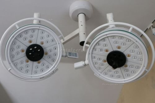 216W LED-OP-Untersuchungslicht mit zwei K&ouml;pfen und schattenloser Lampe KWS KD-2072B-2