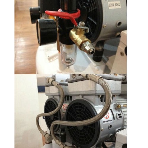HISHINE&reg; KR I-65L Dental Luft-Kompressor Motoren &ouml;lfrei still 65L