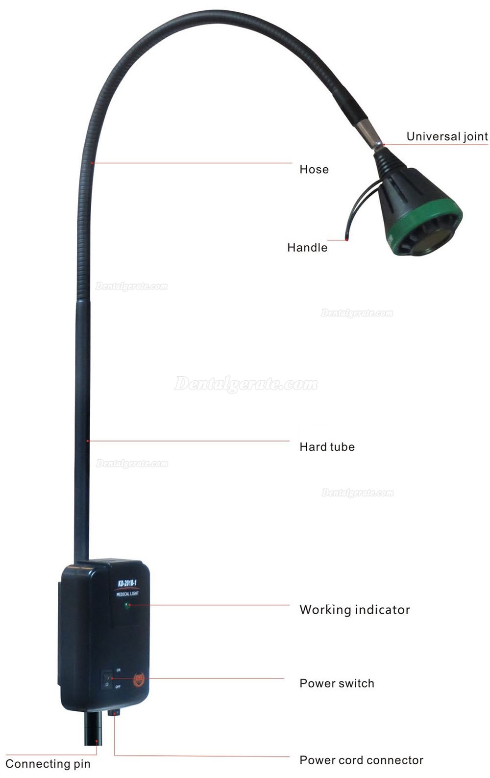 3W LED HNO-spezifiziertes tragbares Untersuchungslicht KWS KD-2003W 3W LED HNO-spezifiziertes tragbares Untersuchungslicht KWS KD-2003W
