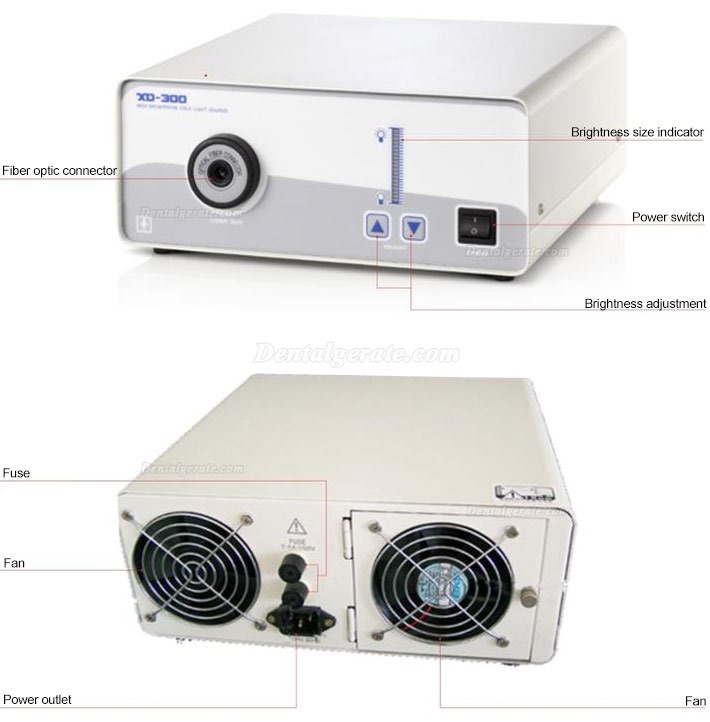 KWS XD-300-250W 250 W tragbare Endoskop-Xenon-Kaltlichtquelle mit hoher Helligkeit