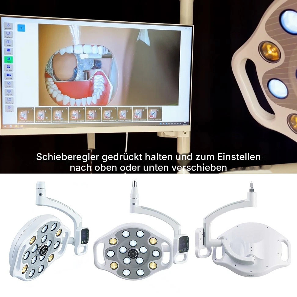 KY KY-P132 Zahn&auml;rztliche Untersuchungsleuchte, LED-Mundleuchte 22 mm mit integrierter drahtloser Kamera