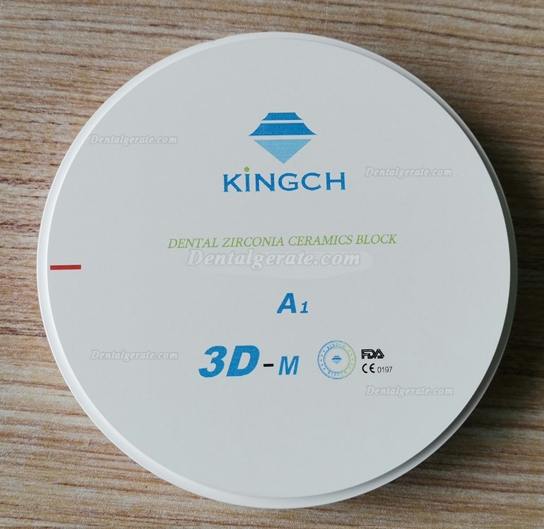 Kingch&reg; 3D-M 98/95mm Dentallabor Mehrschichtig Zirkon Ronden Zirkonoxid Bl&ouml;cke CAD/CAM Fr&auml;srohlinge