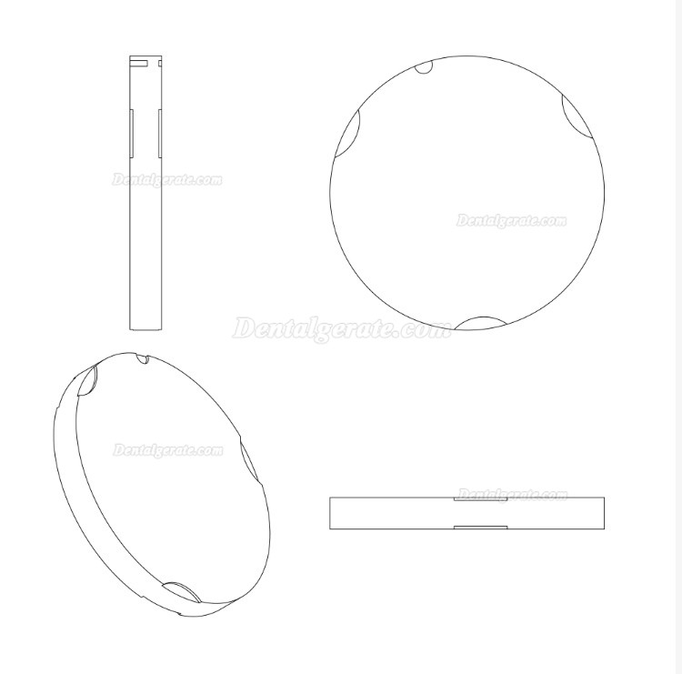 Kingch® 95*10-25mm ST/HT Dentallabor Zirkon Ronden Zirkonoxid Fräsrohlinge (für Zirkon Zahn Cad/Cam Fräsmaschine) Kingch® 95*10-25mm ST/HT Dentallabor Zirkon Ronden Zirkonoxid Fräsrohlinge (für Zirkon Zahn Cad/Cam Fräsmaschine)
