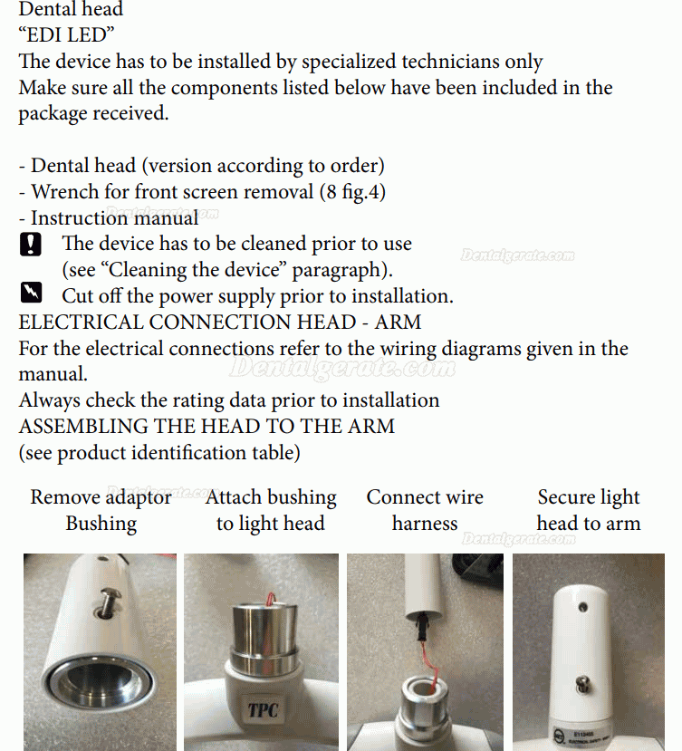 TPC L690-LED led dental op lampen op-deckenleuchte