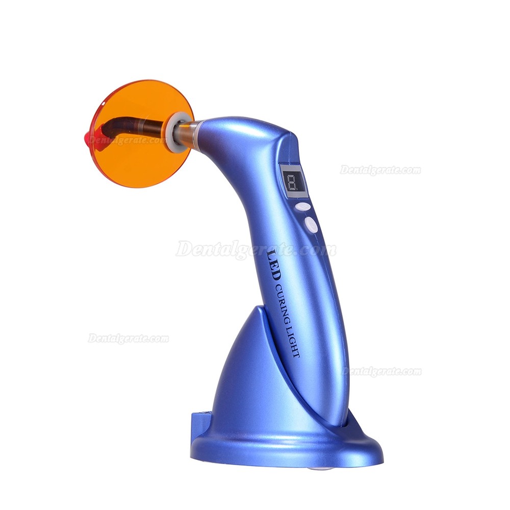 5 Farben Dental LED Polymerisationslampe kabellos schnurlos 1500mw f&uuml;r Zahnarzt