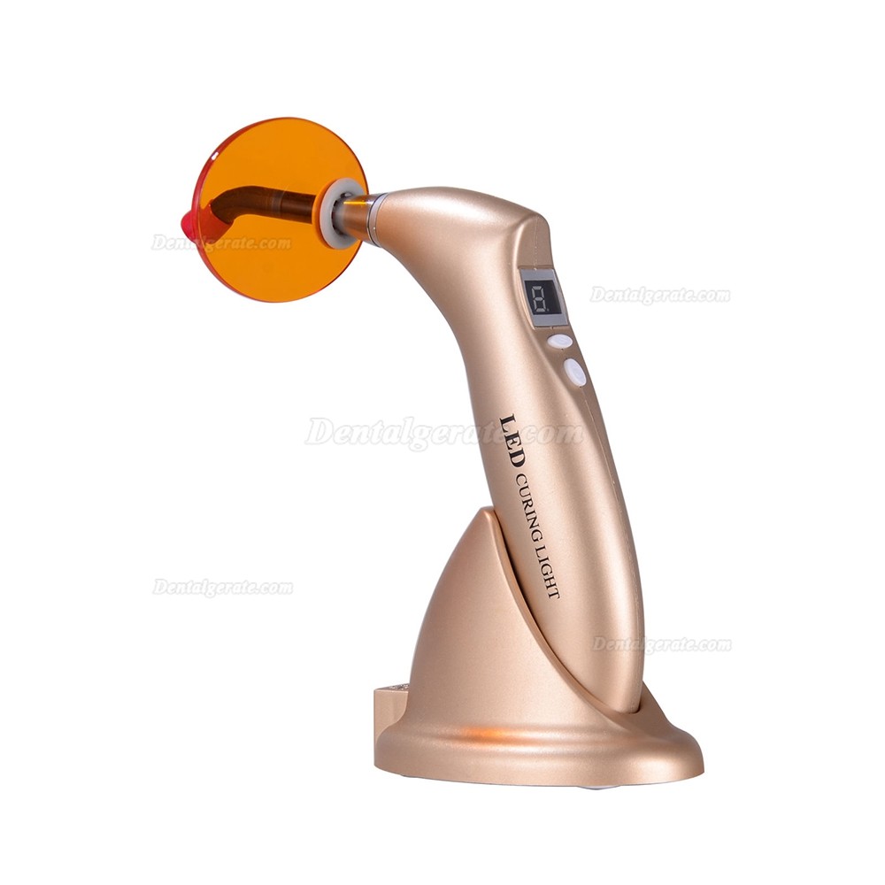 5 Farben Dental LED Polymerisationslampe kabellos schnurlos 1500mw f&uuml;r Zahnarzt