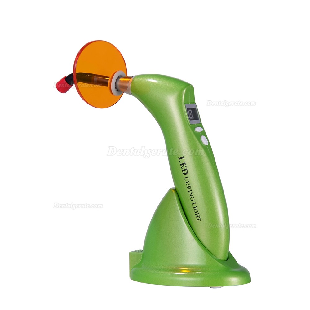 5 Farben Dental LED Polymerisationslampe kabellos schnurlos 1500mw f&uuml;r Zahnarzt