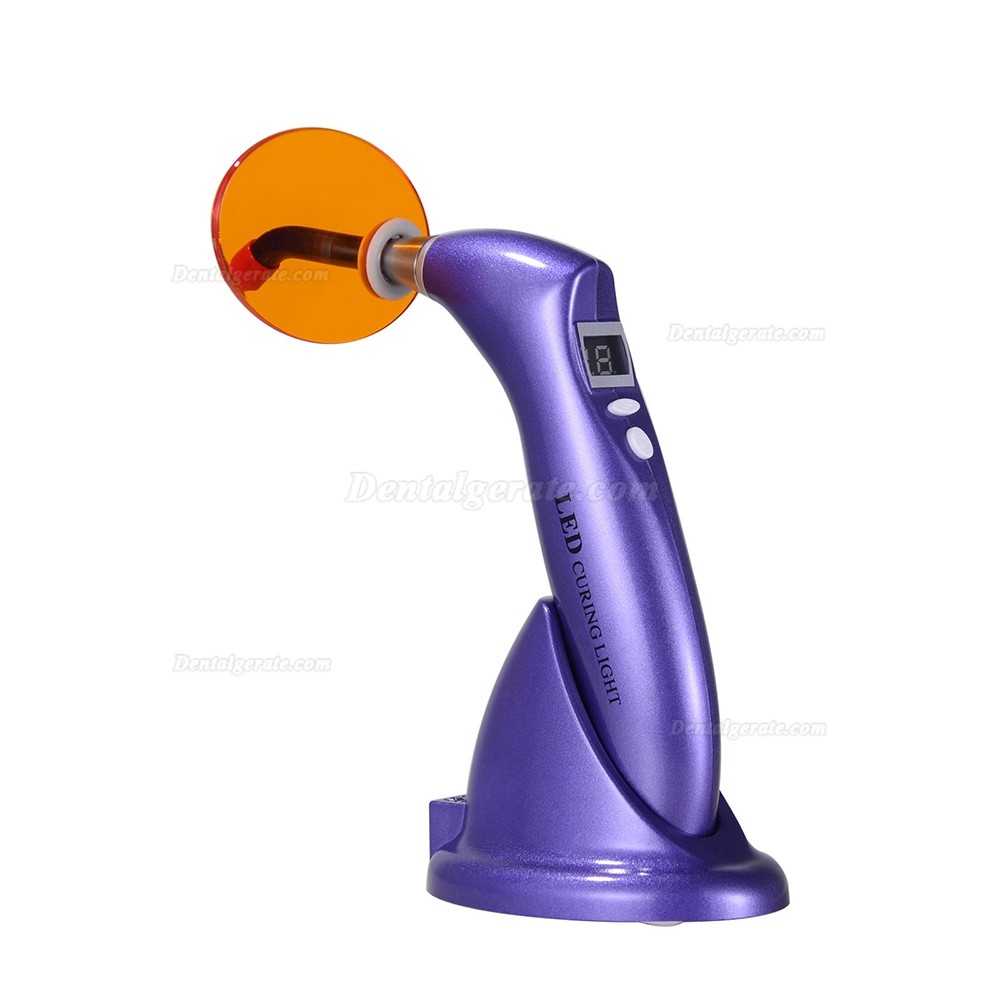 5 Farben Dental LED Polymerisationslampe kabellos schnurlos 1500mw f&uuml;r Zahnarzt