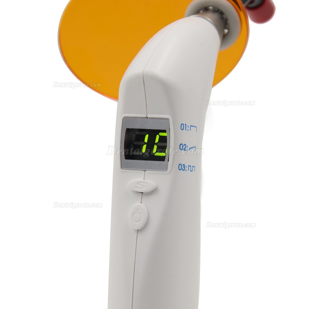 5 Farben Dental LED Polymerisationslampe kabellos schnurlos 1500mw f&uuml;r Zahnarzt