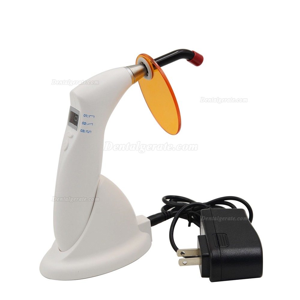5 Farben Dental LED Polymerisationslampe kabellos schnurlos 1500mw f&uuml;r Zahnarzt