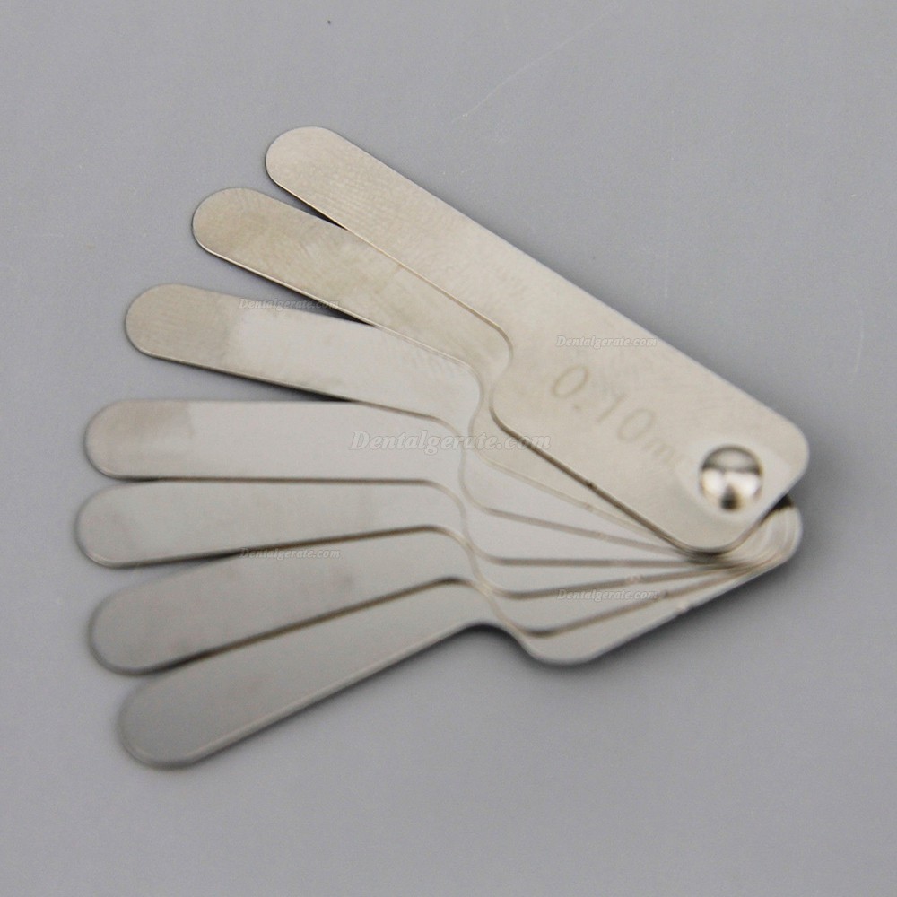 Dental Kieferorthop&auml;dische Interproximale Schmelzreduktion IPR Gauge Lineal 0.1-0.5mm
