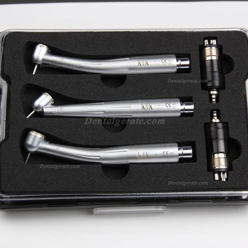 LY LY-H601 Zahnheilkunde Turbine Handstück Satz Druckknopf 3 Wasserspray mit Kupplung LY LY-H601 Zahnheilkunde Turbine Handstück Satz Druckknopf 3 Wasserspray mit Kupplung