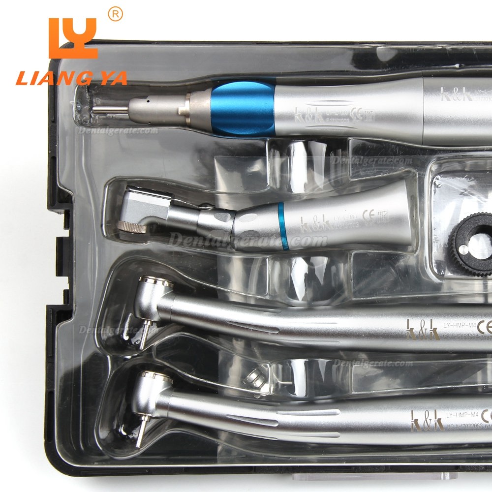 LY LY-L201 Zahnheilkunde Turbine Handstück+ Blau winkelstück + Luftmotor Handstück +Gerades Handstück Satz LY LY-L201 Zahnheilkunde Turbine Handstück+ Blau winkelstück + Luftmotor Handstück +Gerades Handstück Satz