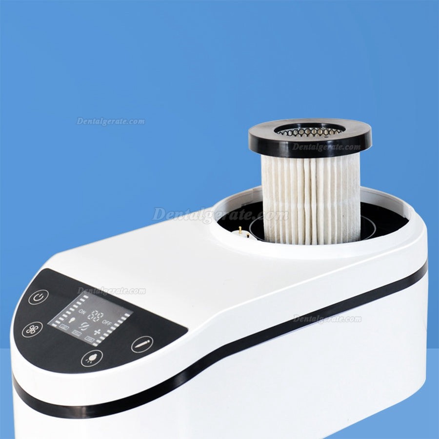 Zahntechnik Absaugung / Absaugger&auml;t f&uuml;r Dentallabore 230W mit LED-Lampe