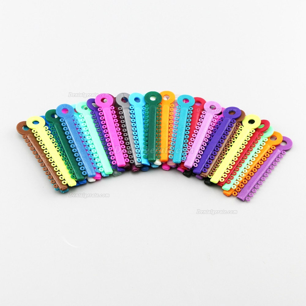 Dental Kieferorthop&auml;dische Elastische Ligaturen (1040 St&uuml;cke) Mischfarbe