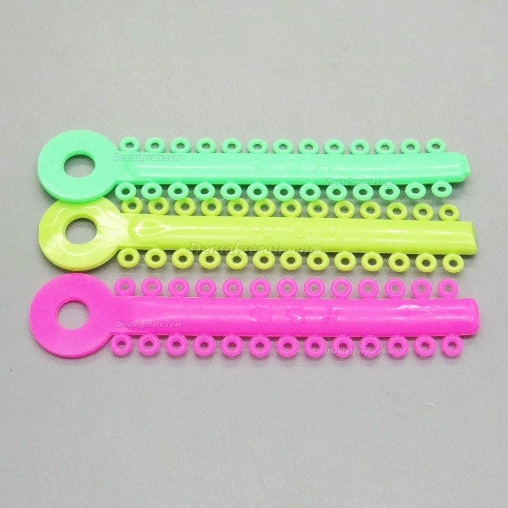 Dental Kieferorthop&auml;dische Elastische Ligaturen (1040 St&uuml;cke) Mischfarbe